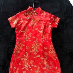 BRAND NEW Red Authentic Oriental Dress